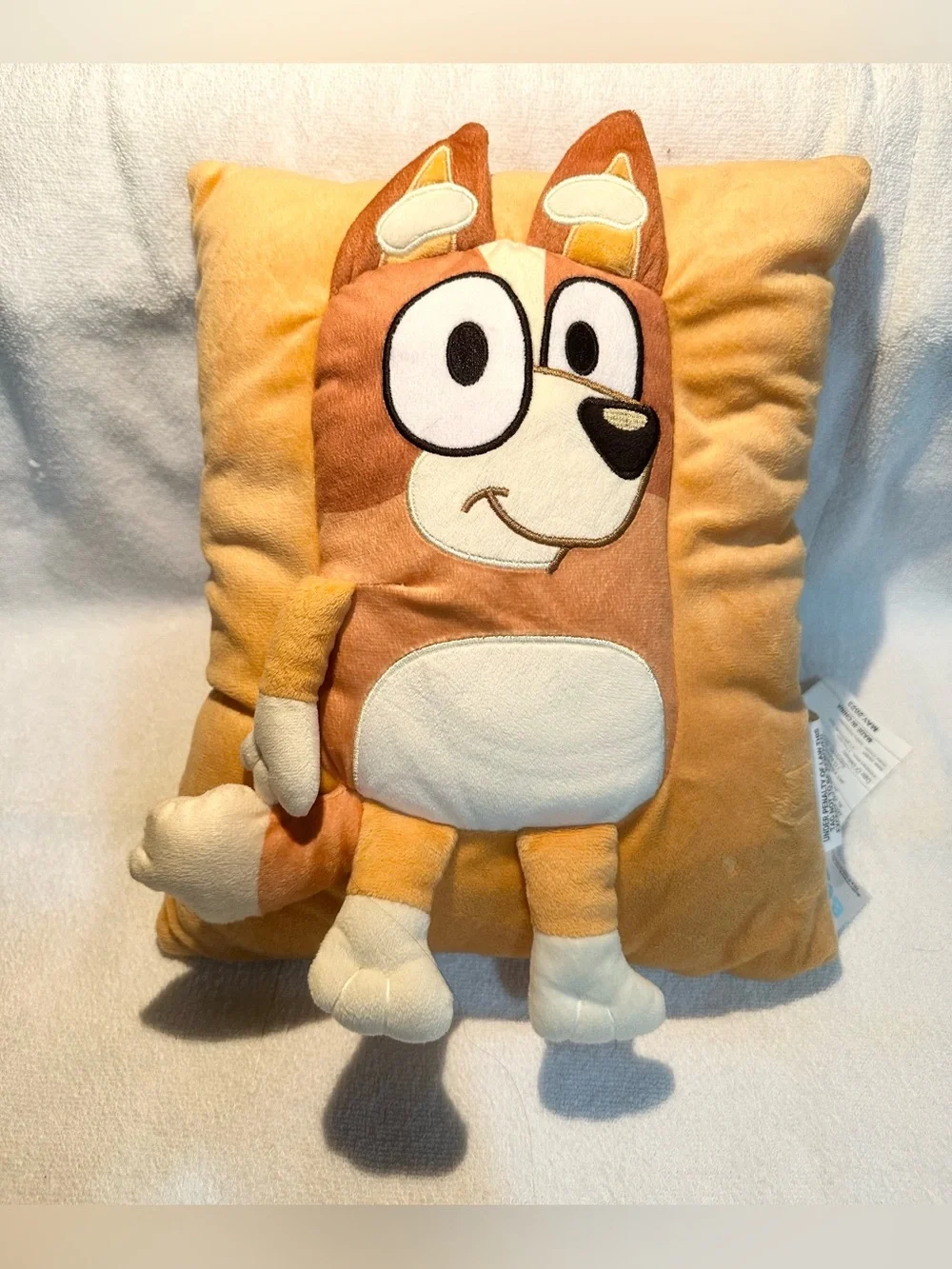 Bluey bingo 3d snuggle pillow